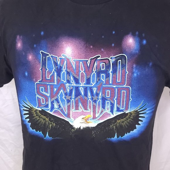Vtg Lynyrd Skynyrd Medium 2001 Back To The Swamp Tour Concert Rock Eagle T-Shirt - Picture 3 of 13